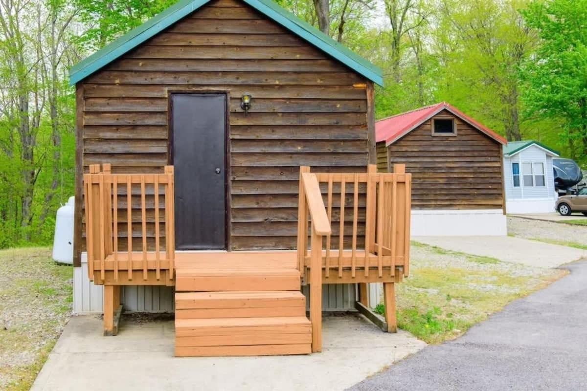 Charming Log Cabin In Bloomington Exterior foto